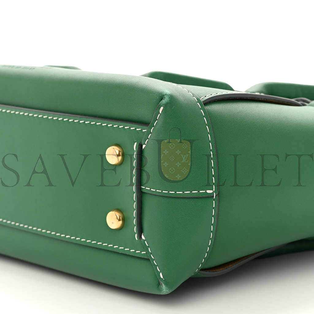 bo*te*ga Ve*ne*ta french calfskin maxi intrecciato arco 33 racing green  (22*22*9cm)