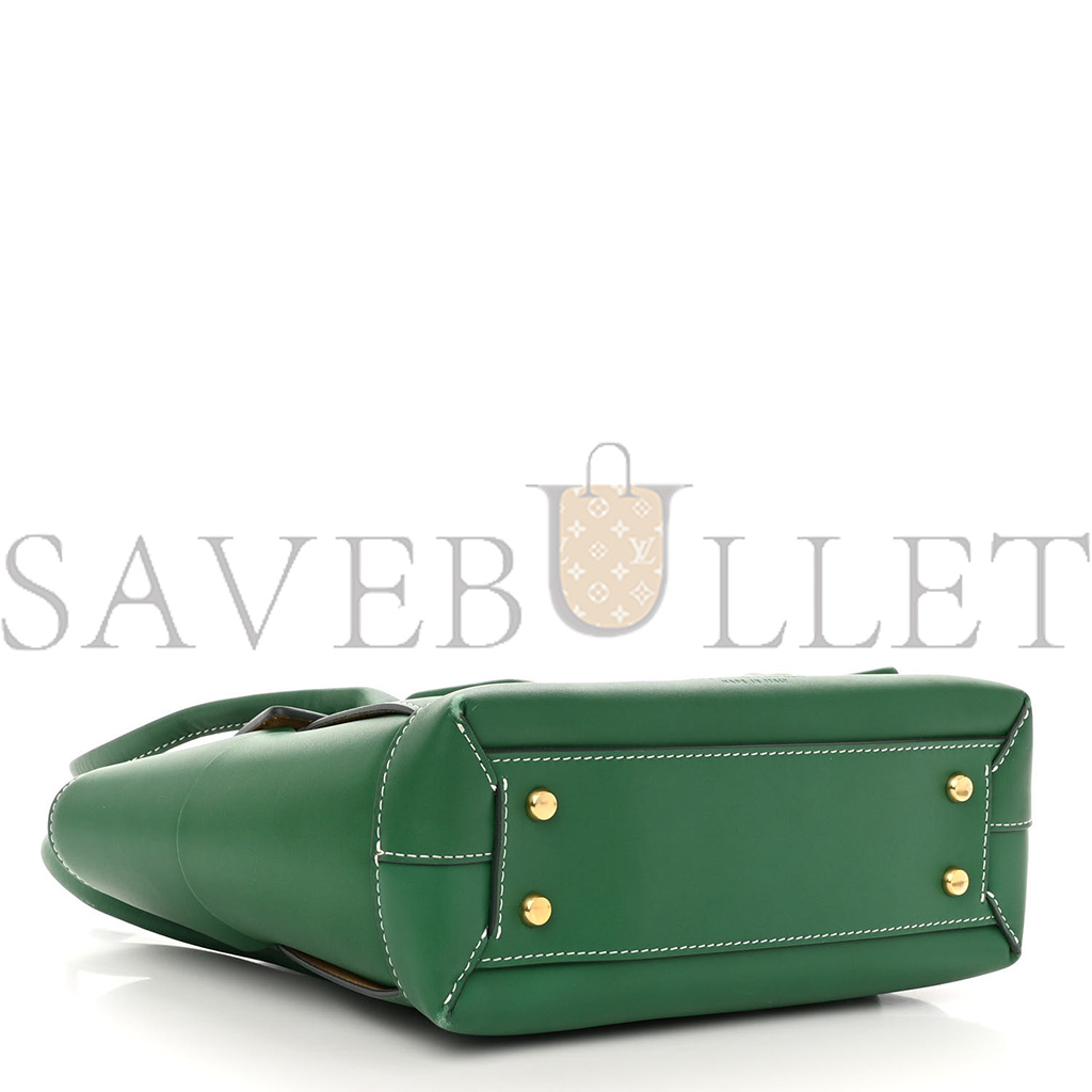bo*te*ga Ve*ne*ta french calfskin maxi intrecciato arco 33 racing green  (22*22*9cm)