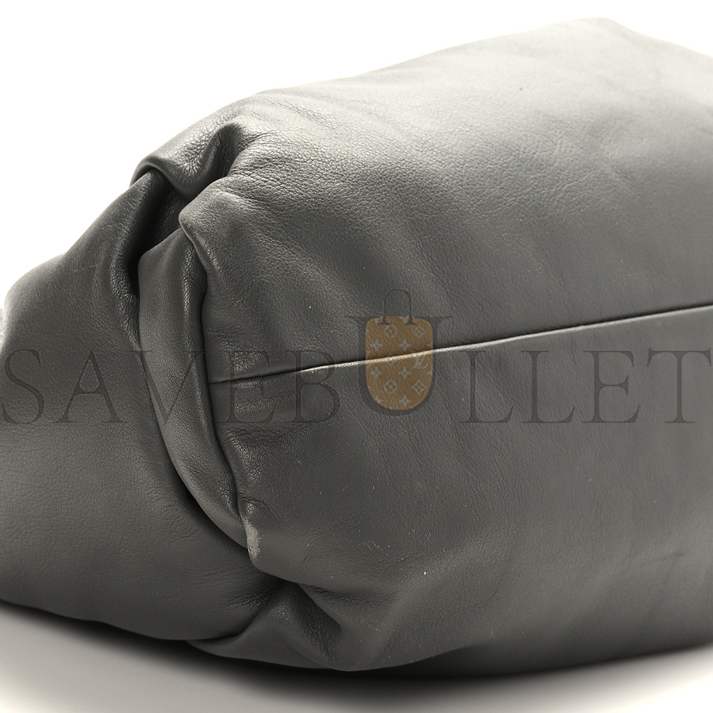 bo*te*ga Ve*ne*ta smooth butter calfskin small the shoulder pouch grey  (39*22*15cm)
