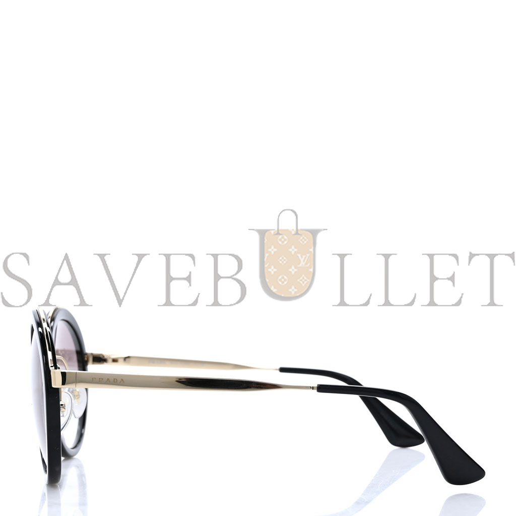 Pra*a round frame sunglasses spr 50t black