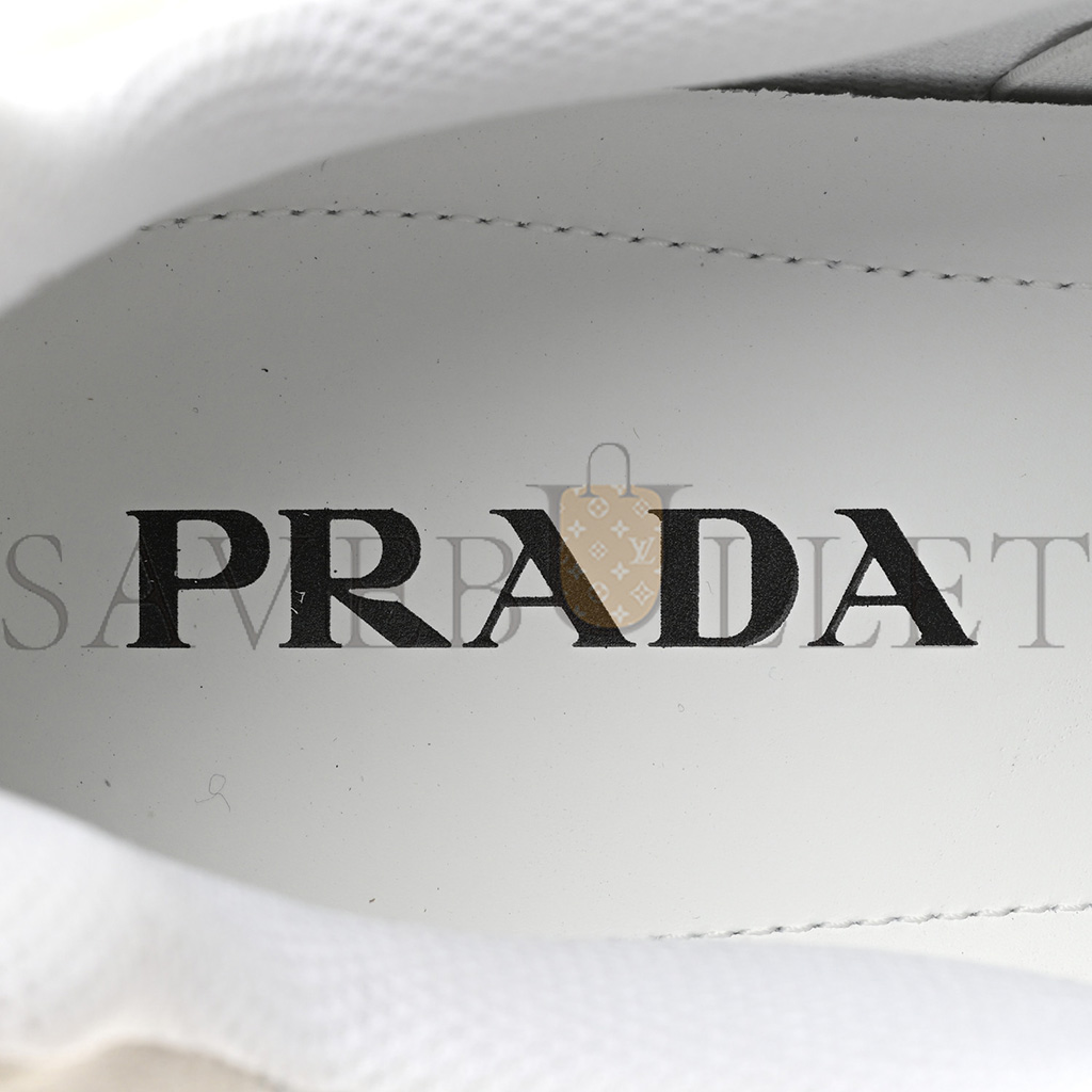 Pra*a spazzolato rois bike fabric mens sneakers 10 white