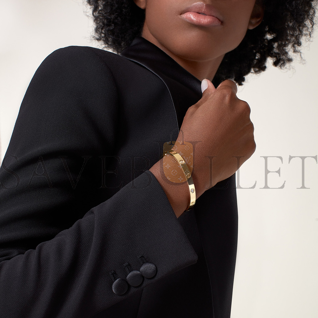 CARTIER LOVE BRACELET, 4 DIAMONDS B6070017