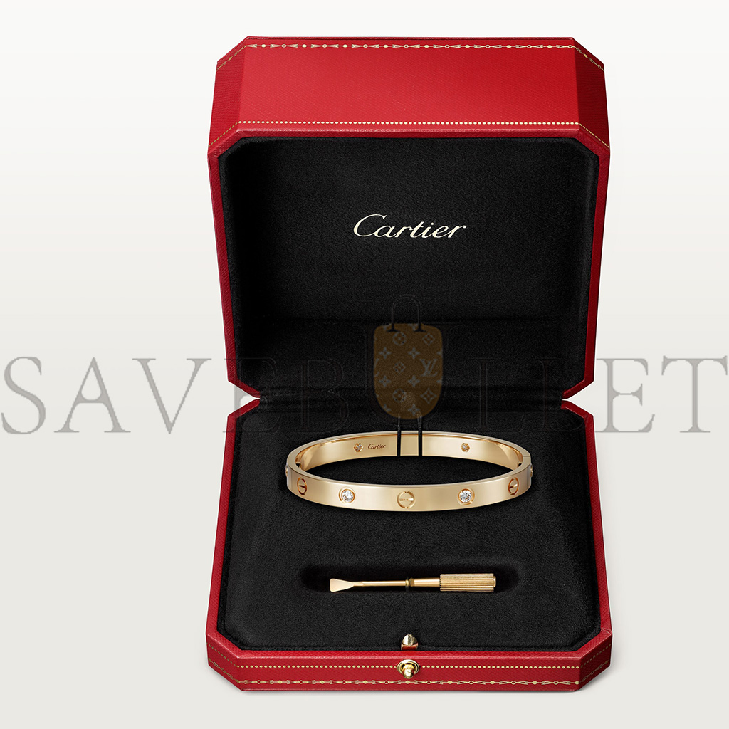 CARTIER LOVE BRACELET, 4 DIAMONDS B6070017