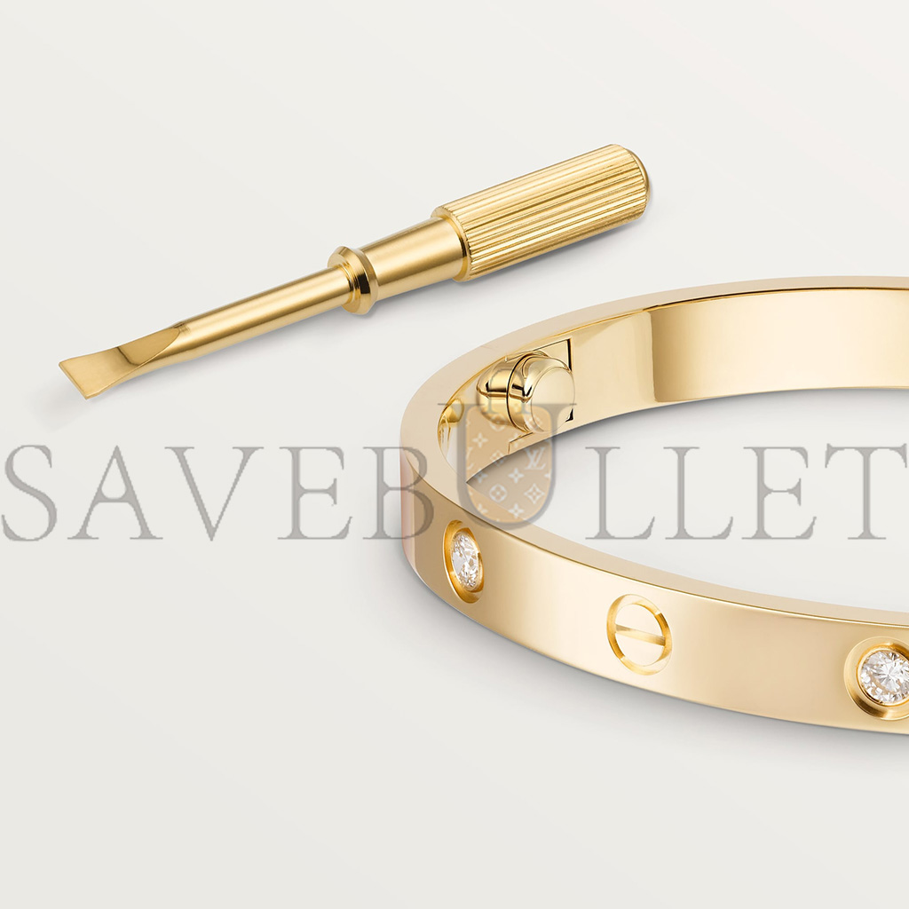 CARTIER LOVE BRACELET, 4 DIAMONDS B6070017