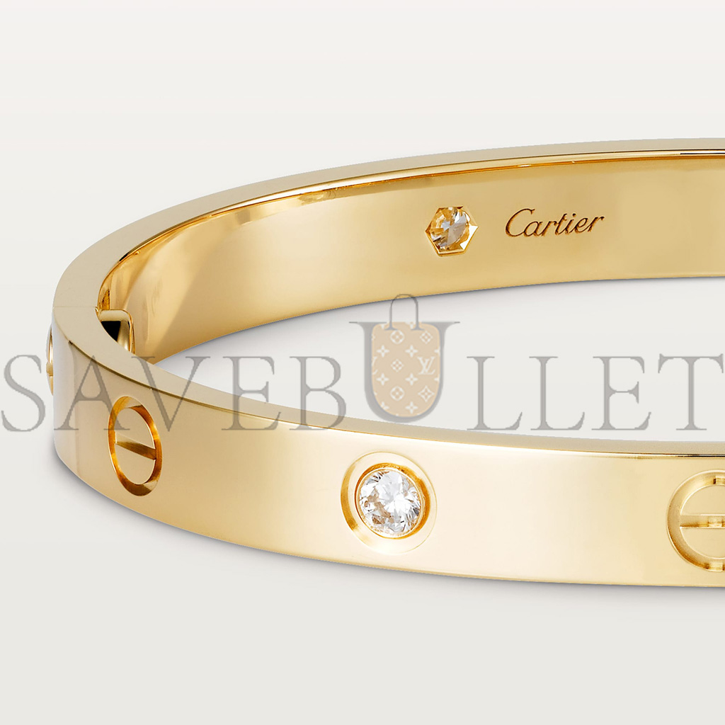 CARTIER LOVE BRACELET, 4 DIAMONDS B6070017