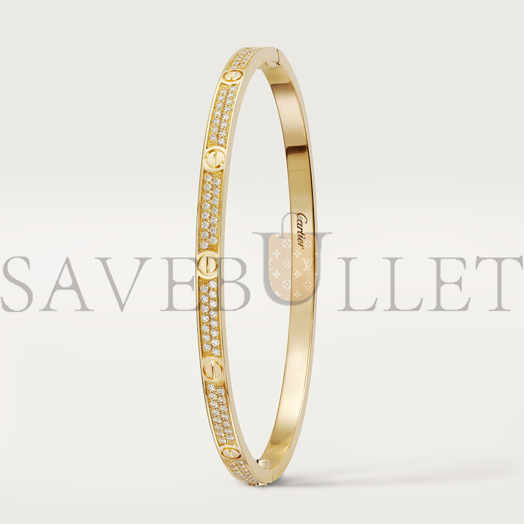 CARTIER LOVE BRACELET, SMALL MODEL, PAVED N6710617