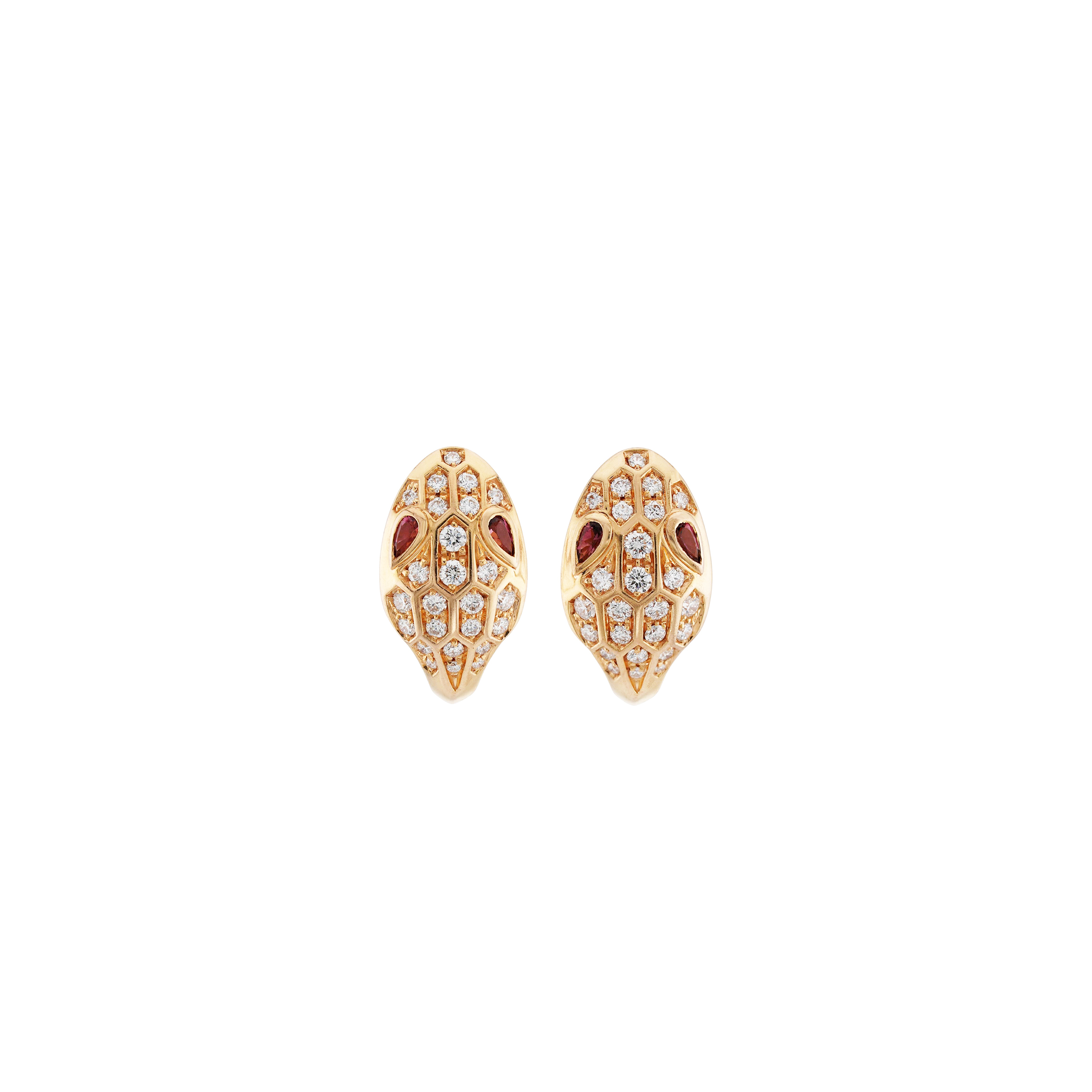 B*VLGARI SERPENTI DIAMOND EARRINGS 380165