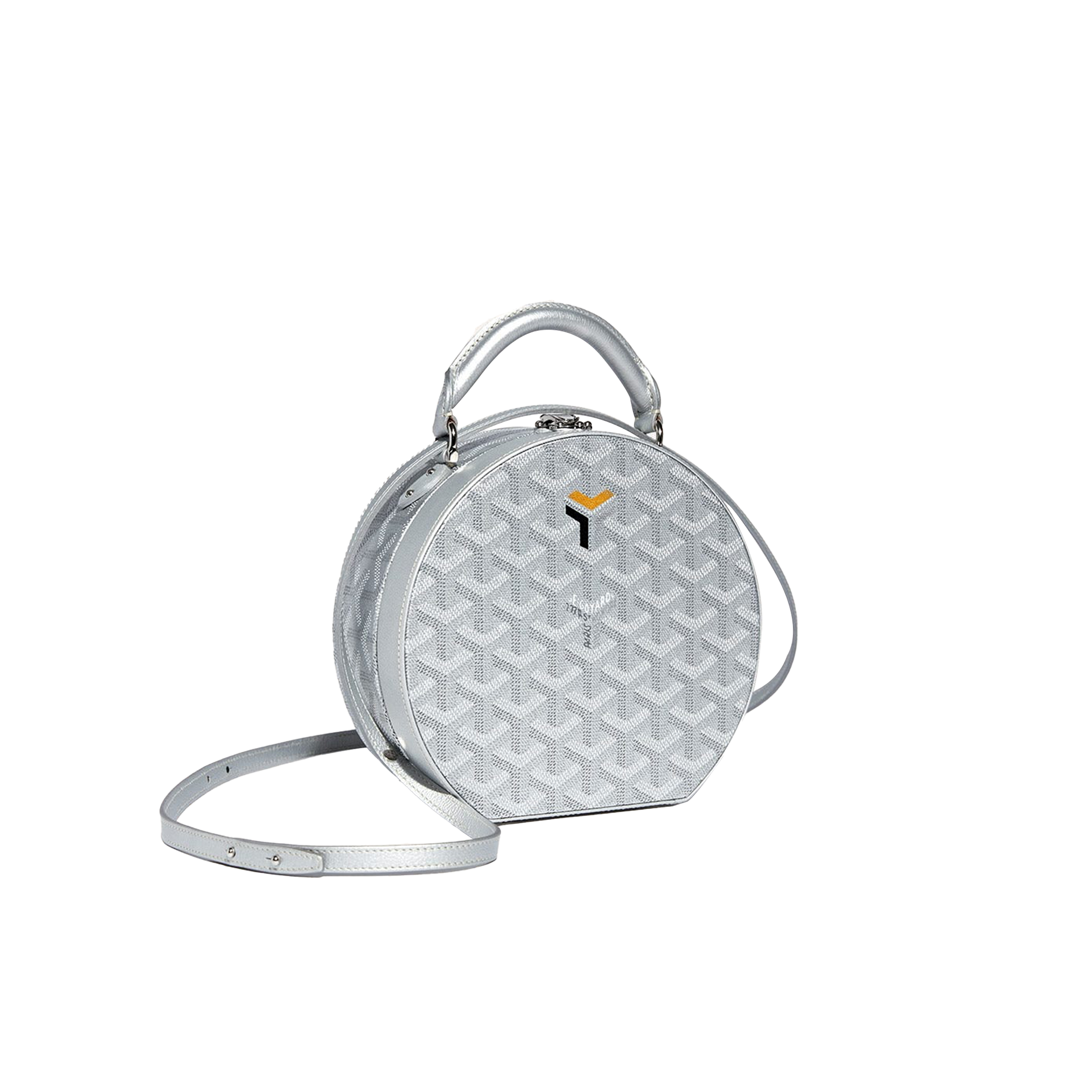 Go*ard the alto hatbox trunk bag - silver limited edition altoc2pmlty02cl03p (18*16.5*7cm)