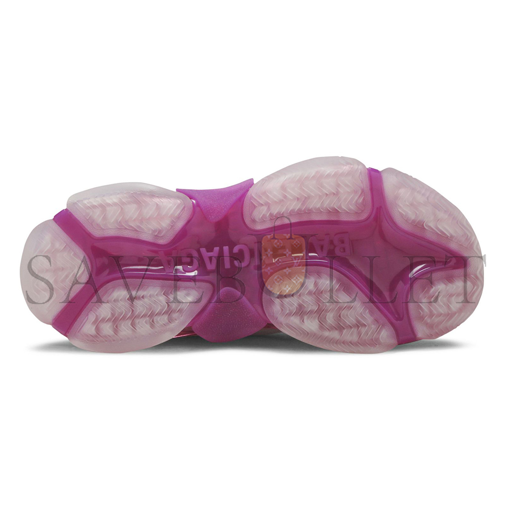 Ba*len*cia*ga triple s clear sole trainer white pink 544351w09on9025
