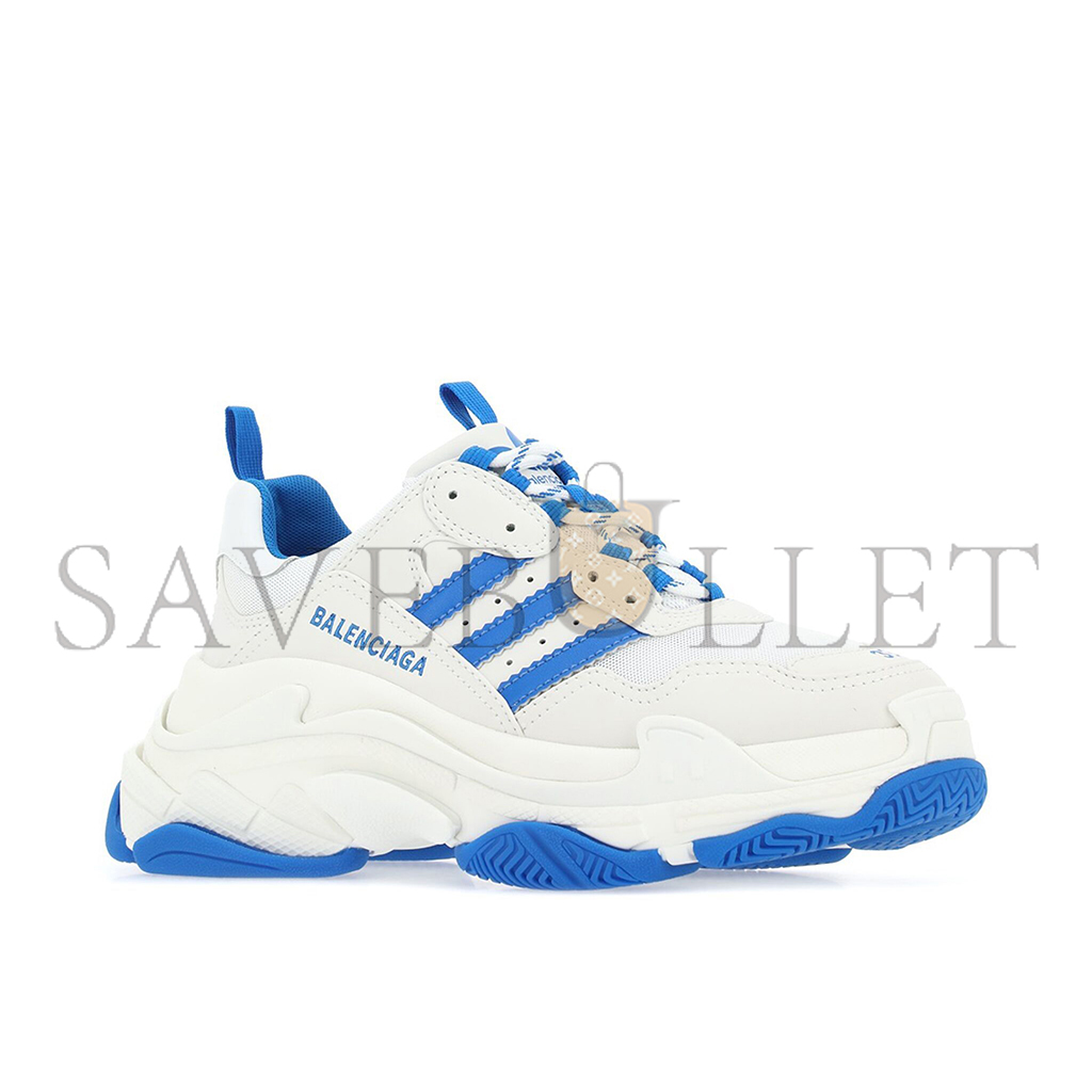 BAL*NC*AGA X AD*DAS TRIPLE S WHITE BLUE WOMEN'S 712764W2ZB39040