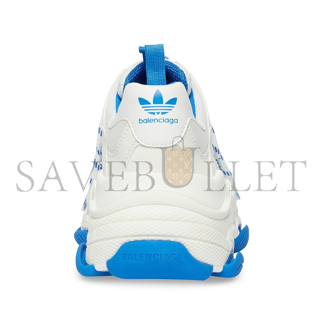 BAL*NC*AGA X AD*DAS TRIPLE S WHITE BLUE WOMEN'S 712764W2ZB39040