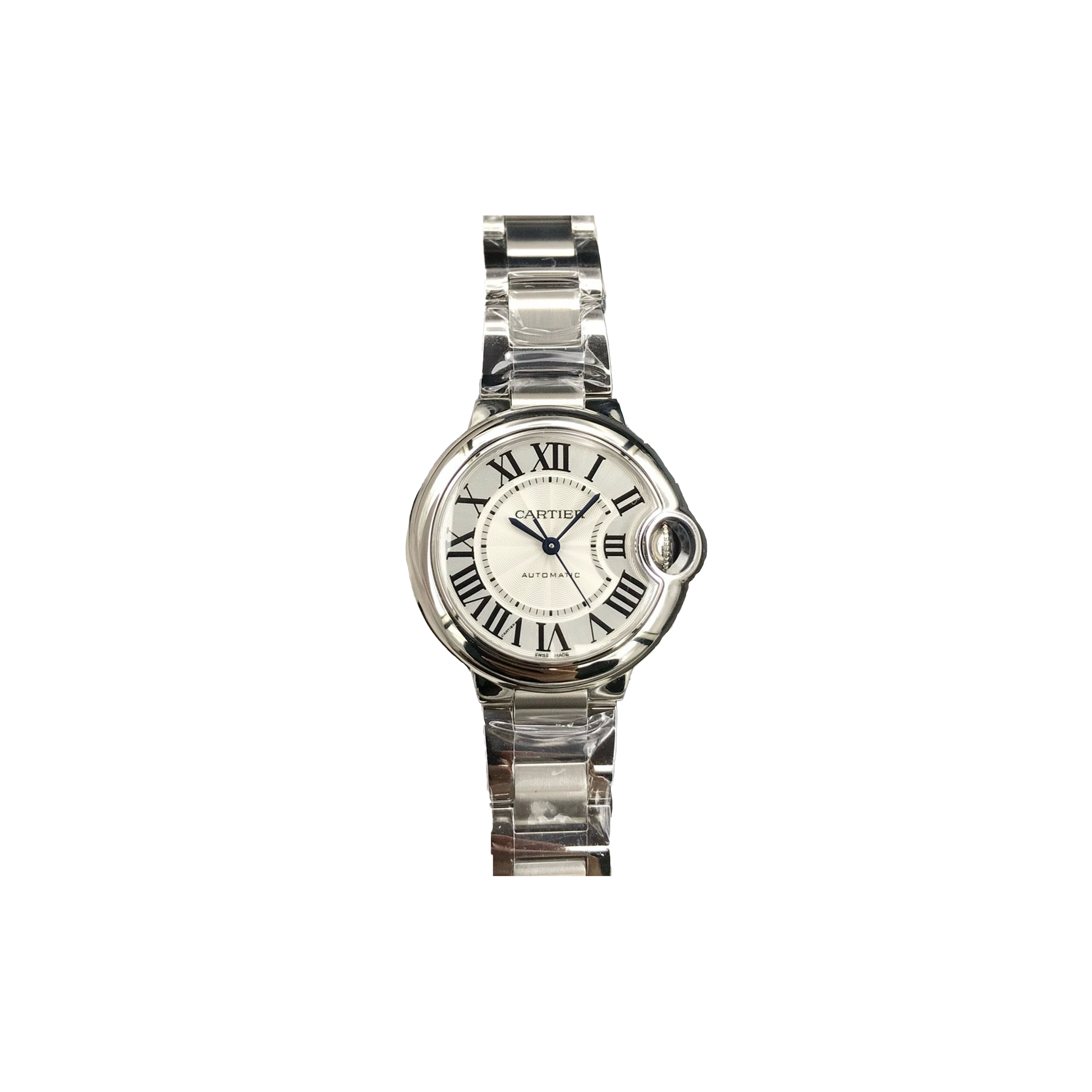 CARTIER BALLON BLEU 33 STEEL WOMEN''S WATCH AUTOMATIC WRIST W6920071