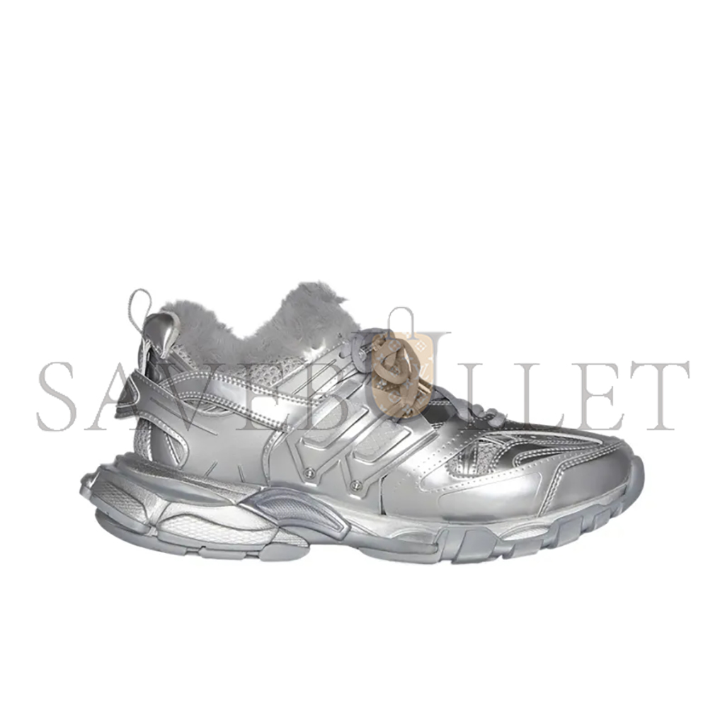 Ba*len*cia*ga track 1.0 chunky sneakers men low top gray silver 668556w3fs28181