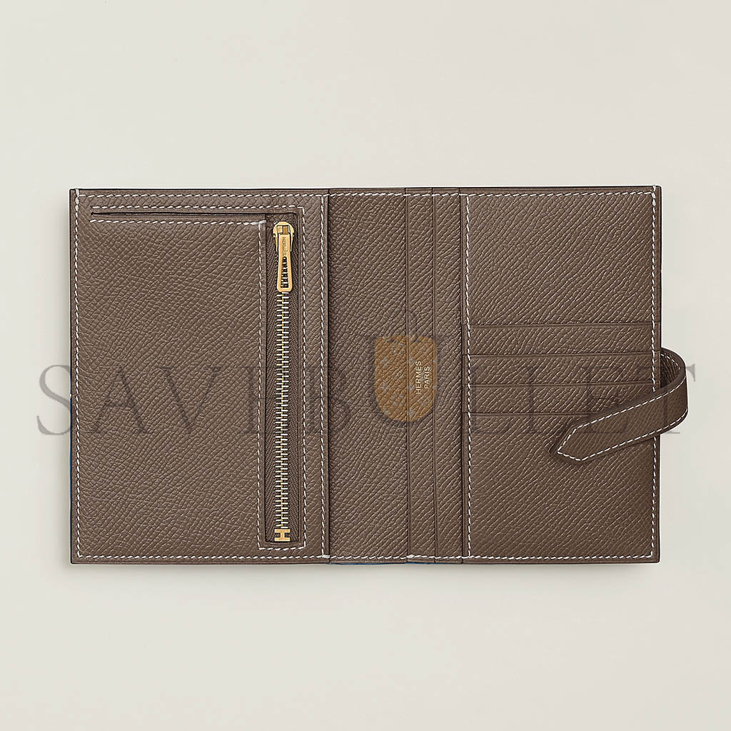 H**mes bearn compact wallet h039790cc18 (12*9.5*0.4cm)