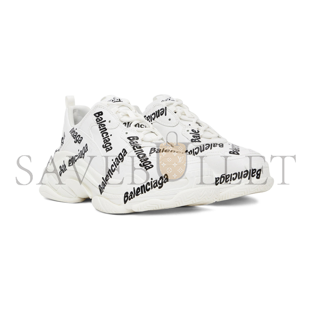 Ba*len*cia*ga white triple s sneakers 524039w2fab9010
