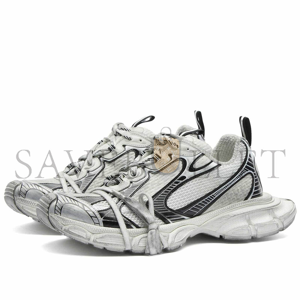BAL*NC*AGA MEN'S 3XL SNEAKERS IN EGGSHELL BLACK 734731W3XL49710