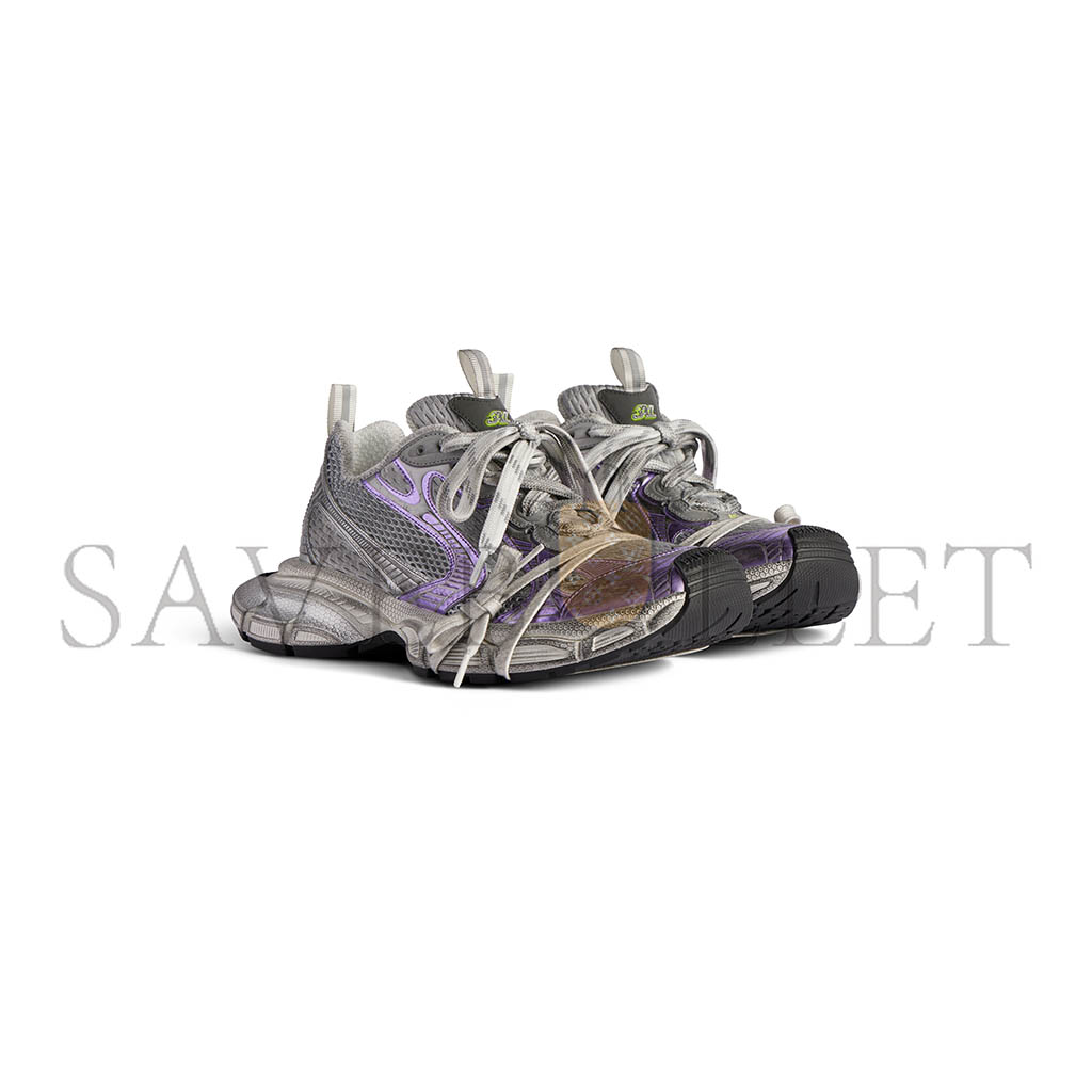 BAL*NC*AGA WOMEN'S 3XL SNEAKER IN GREY PURPLE WHITE 734731W3XL51259