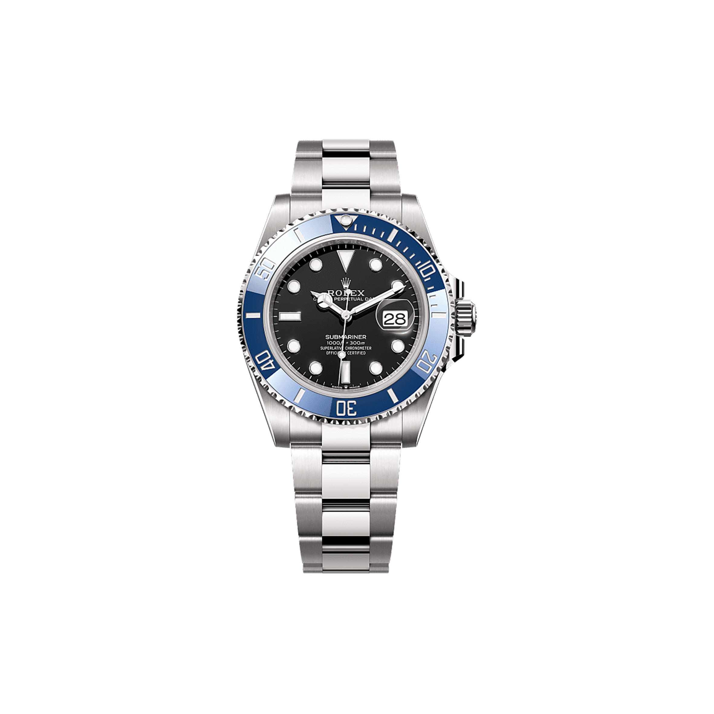 RO*EX SUBMARINER DATE OYSTER, 41 MM, WHITE GOLD WATCH 126619LB