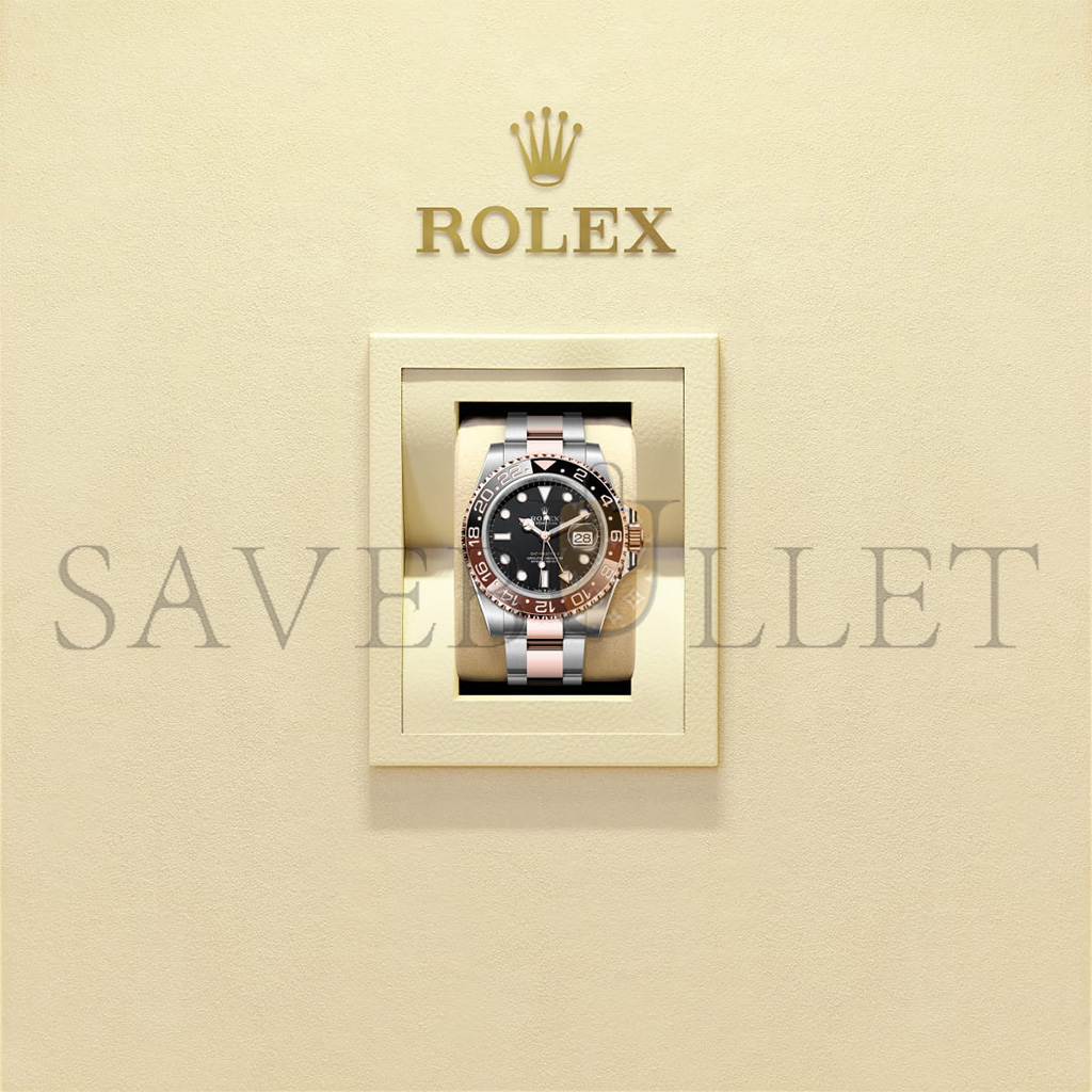 RO*EX GMT-MASTER II OYSTER, 40 MM, OYSTERSTEEL AND EVEROSE GOLD 126711CHNR