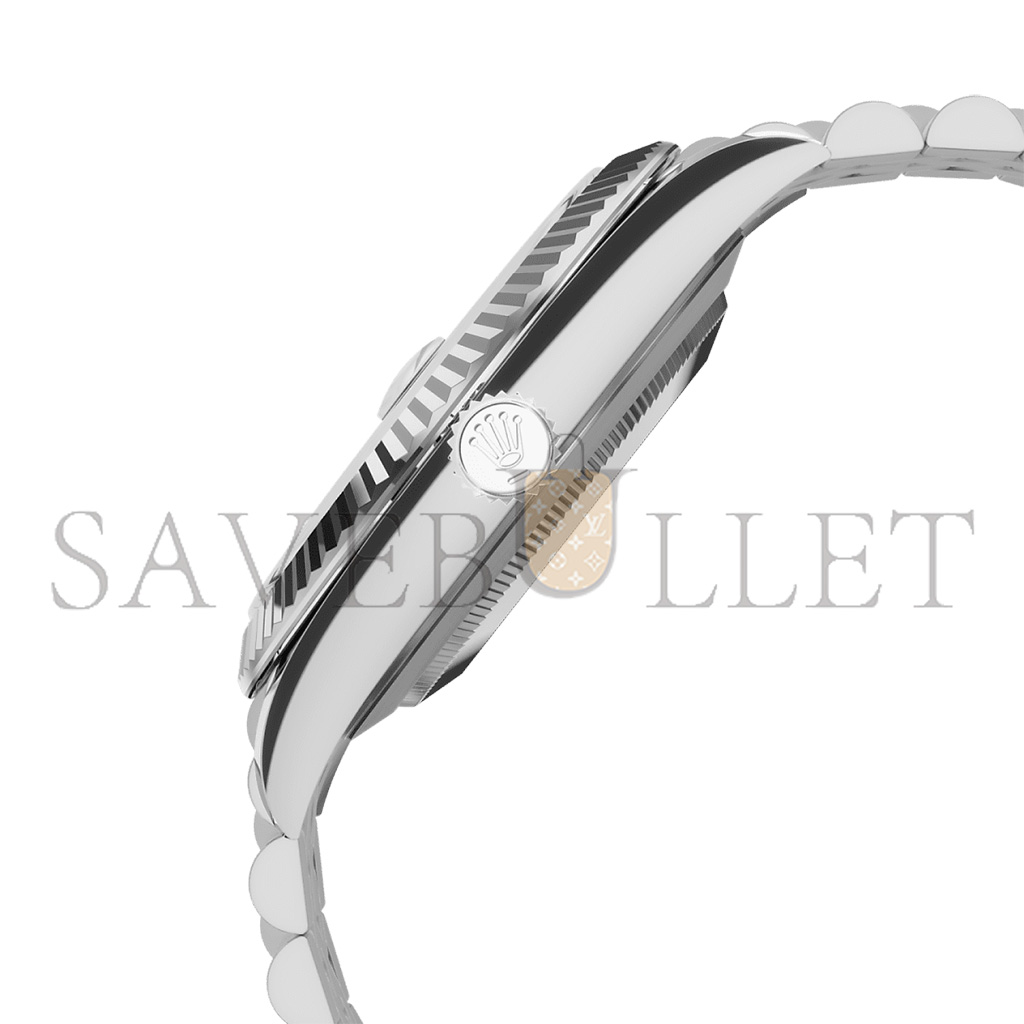 RO*EX DATEJUST 41 OYSTER, 41 MM, OYSTERSTEEL AND WHITE GOLD WATCH 126334-0004