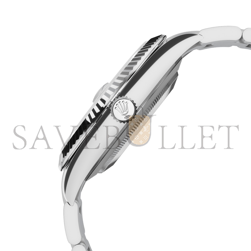 RO*EX DATEJUST 41 OYSTER, 41 MM, OYSTERSTEEL AND WHITE GOLD WATCH 126334-0001