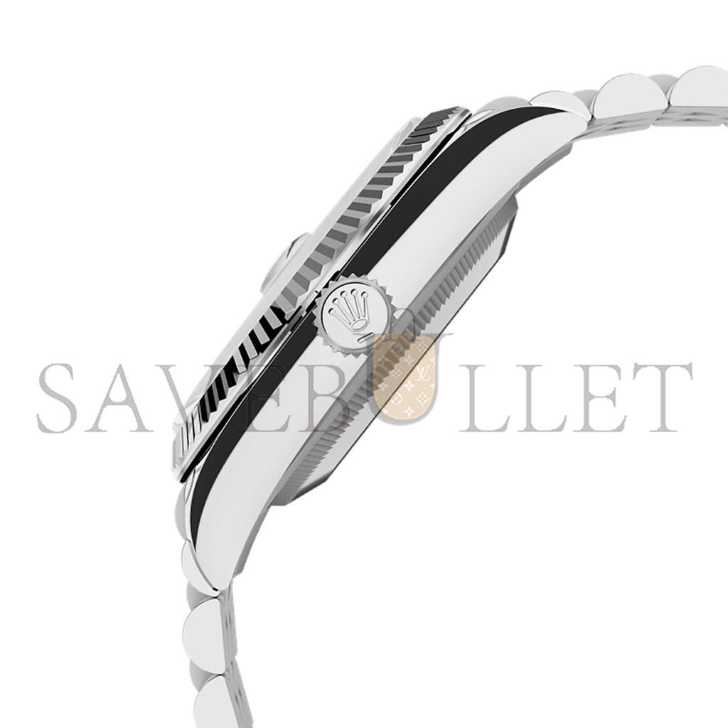 RO*EX DATEJUST 36 OYSTER, 36 MM, OYSTERSTEEL AND WHITE GOLD WATCH 126234-0027