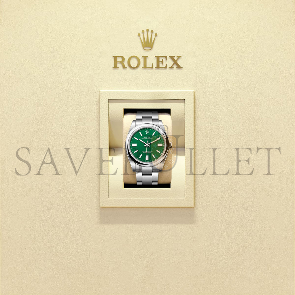 RO*EX OYSTER PERPETUAL 41 OYSTER, 41 MM, OYSTERSTEEL WATCH 124300-0005