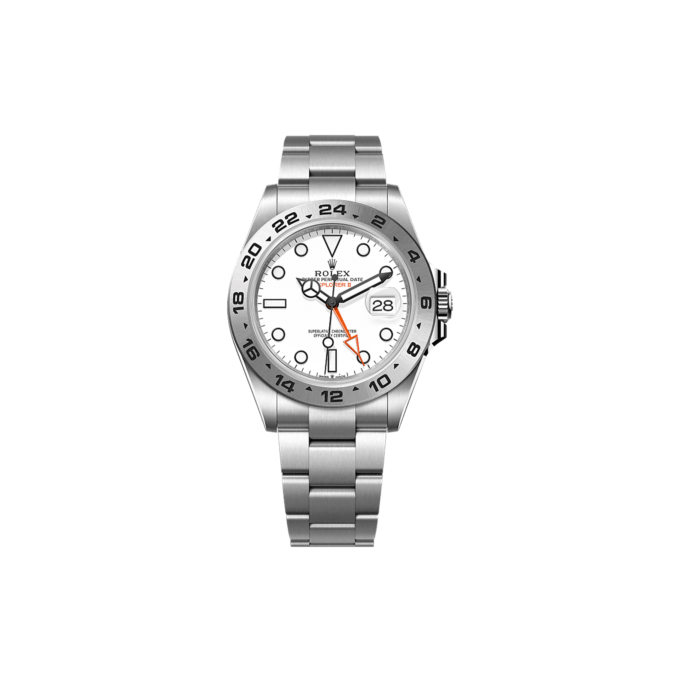 RO*EX EXPLORER II OYSTER, 42 MM, OYSTERSTEEL WATCH 226570-0001