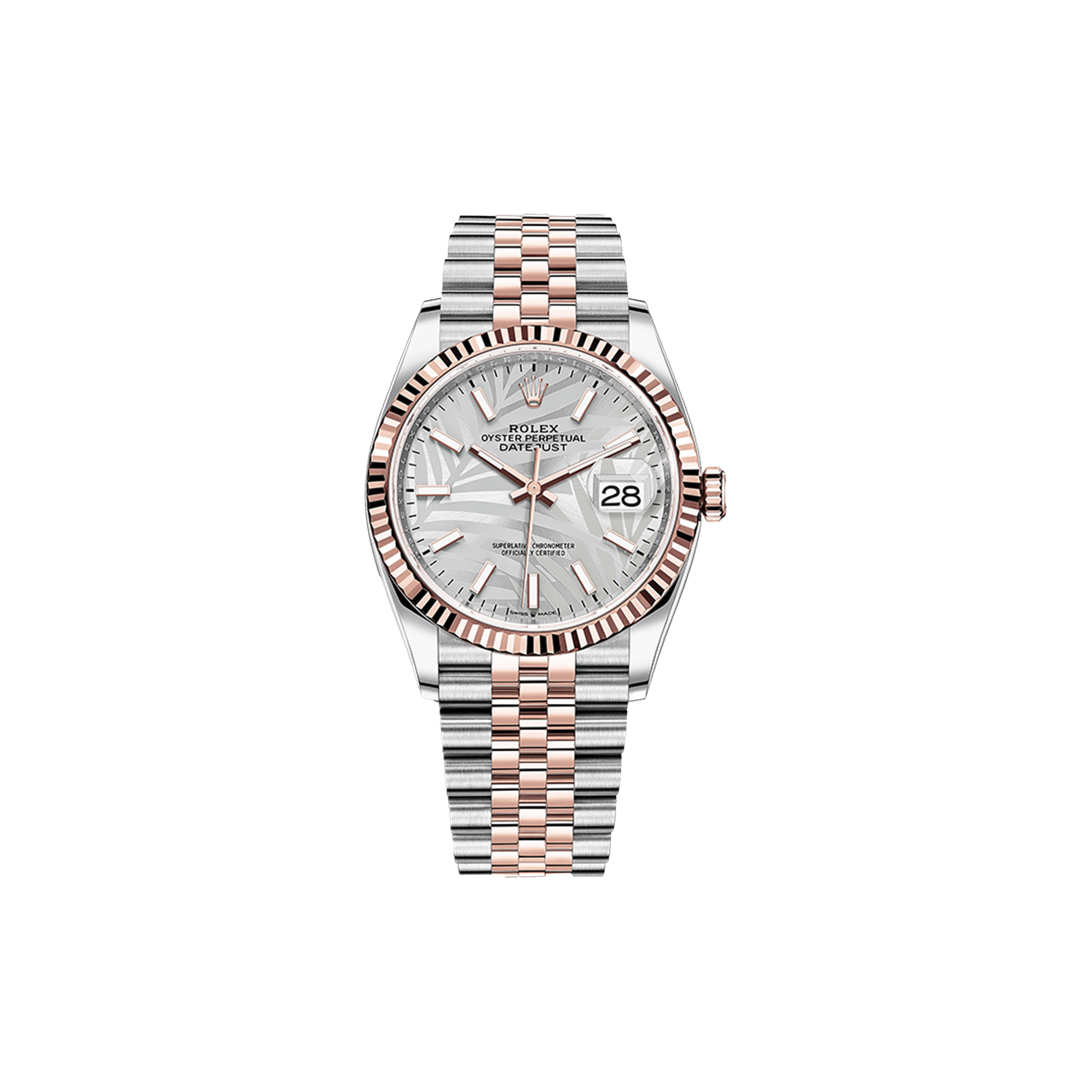RO*EX DATEJUST SIL*VE DIAL WATCH 126231-0031