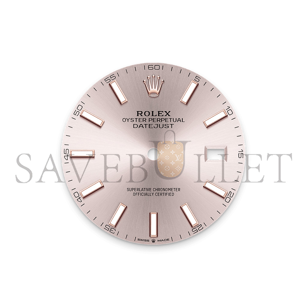 RO*EX DATEJUST 41 OYSTER, 41 MM, OYSTERSTEEL AND EVEROSE GOLD WATCH 126331-0010