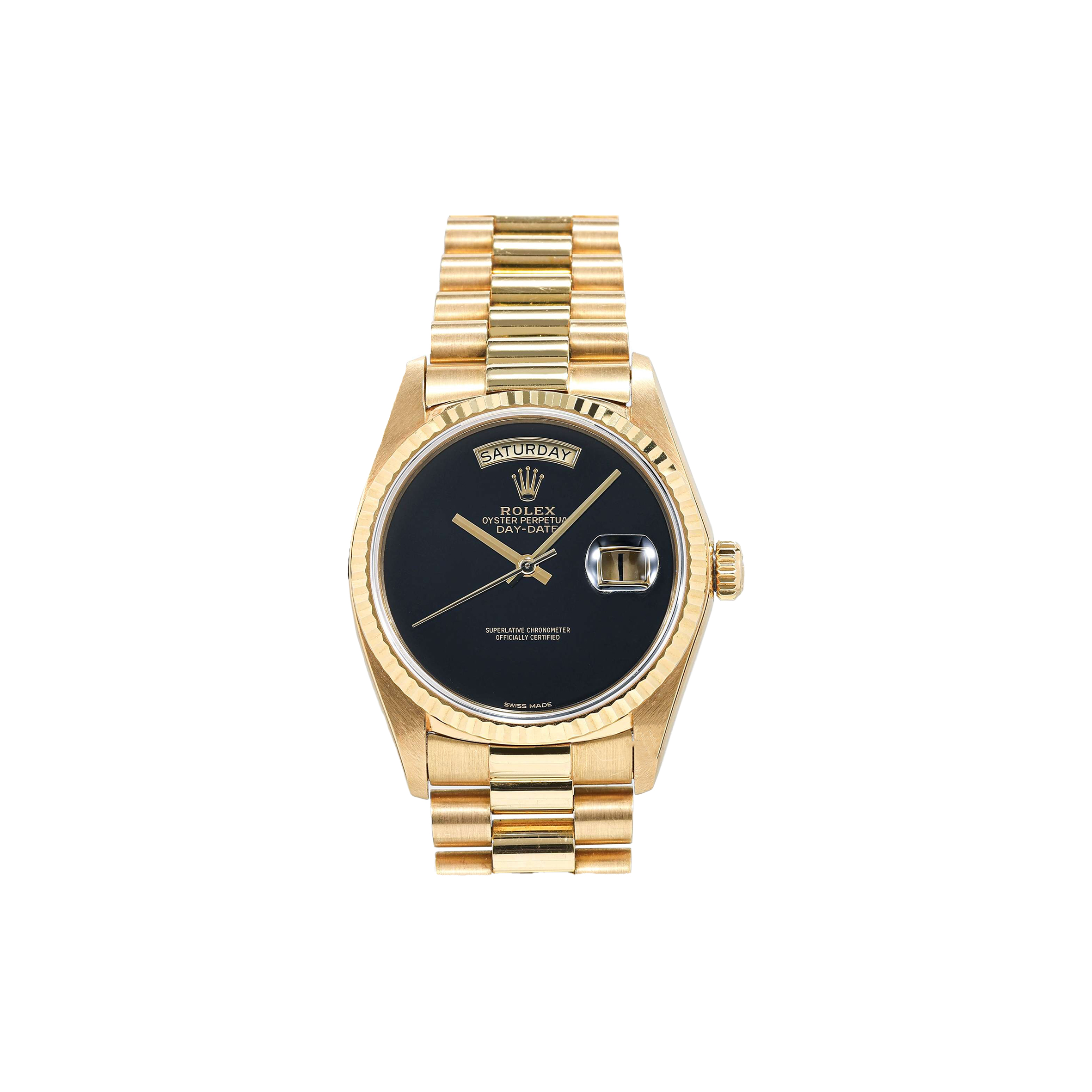 RO*EX DAY-DATE ONYX DIAL 36MM WATCH 18038