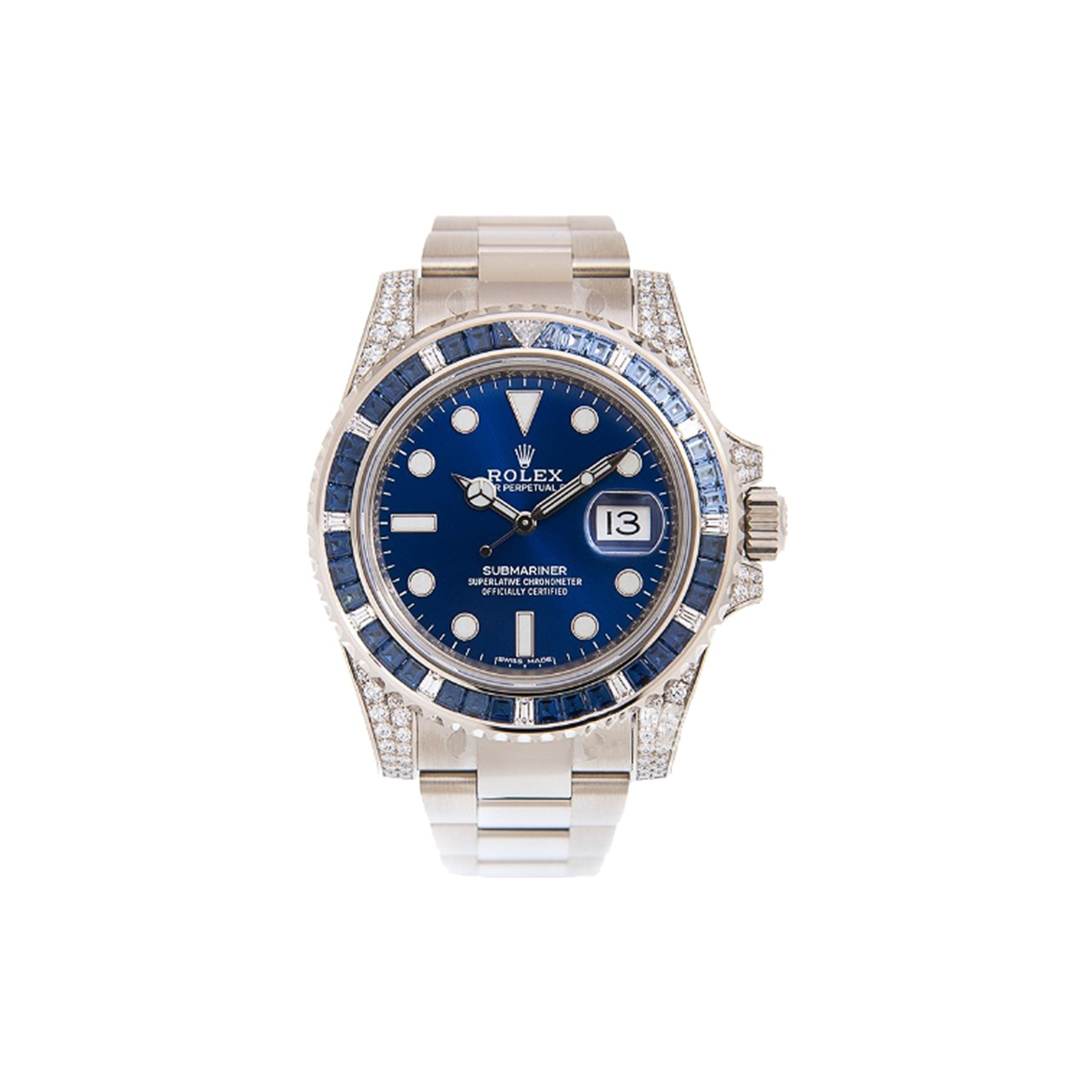 RO*EX SUBMARINER DIAMOND BEZEL WATCH 116659
