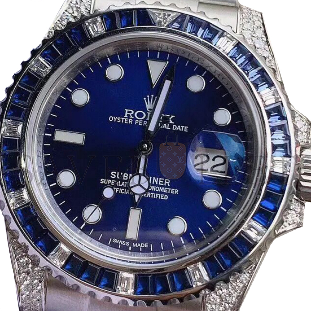 RO*EX SUBMARINER DIAMOND BEZEL WATCH 116659