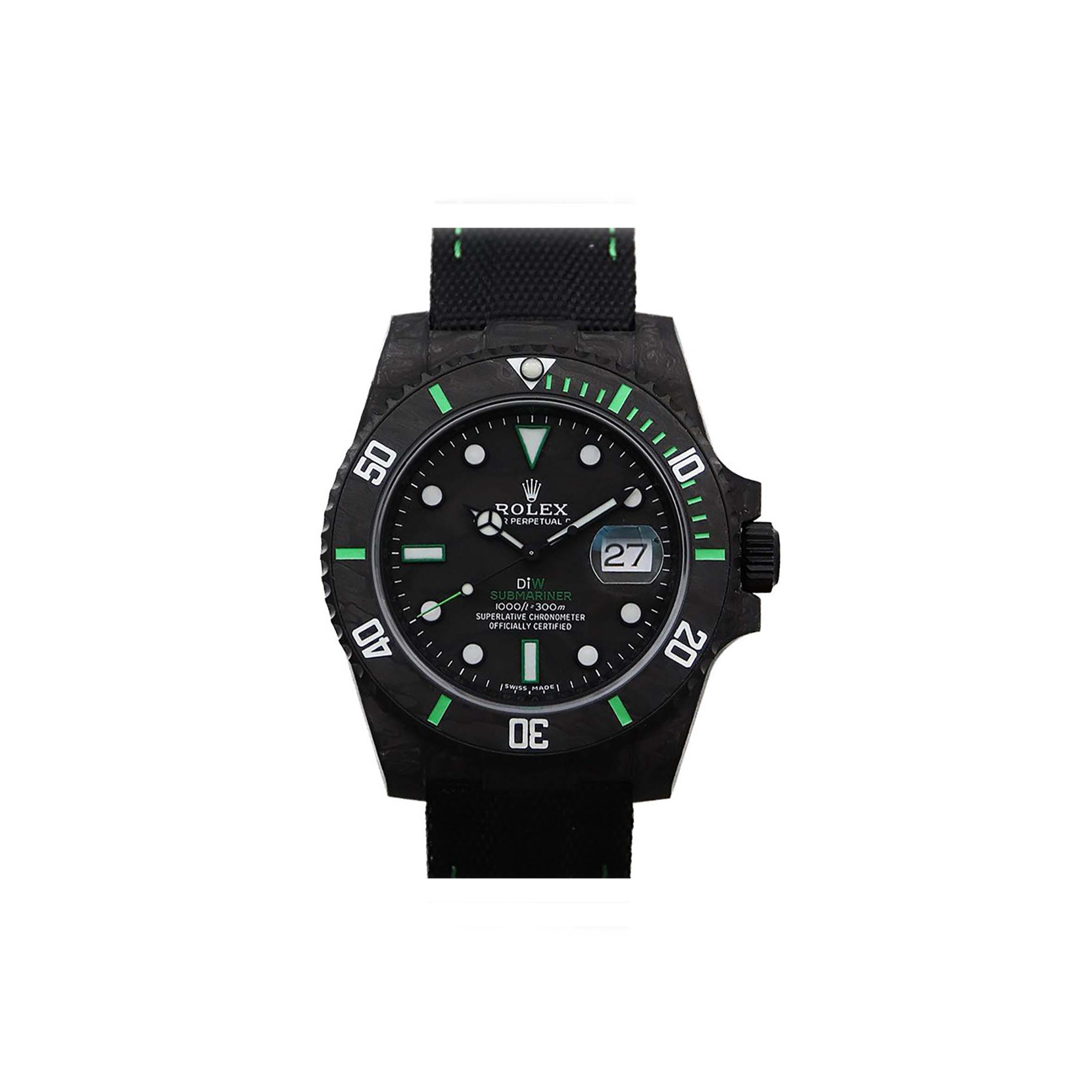 RO*EX SUBMARINER DIW CARBON GREEN WATCH 116610