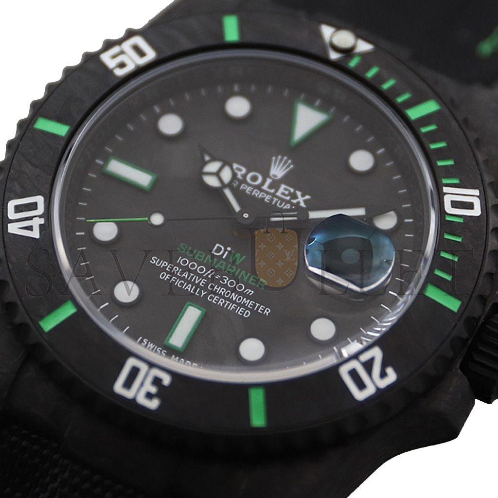 RO*EX SUBMARINER DIW CARBON GREEN WATCH 116610