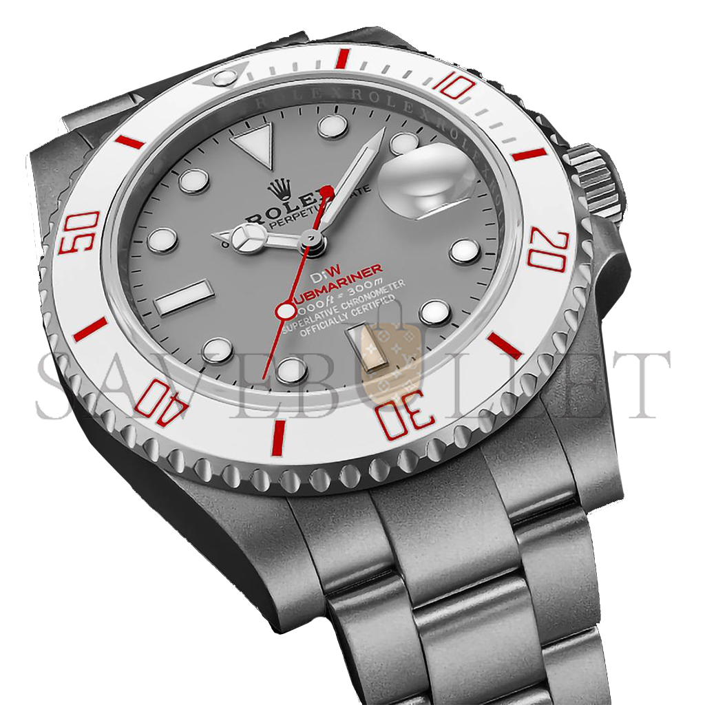RO*EX SUBMARINER DIW PARAKEET GREY DIAL WATCH 116610LN