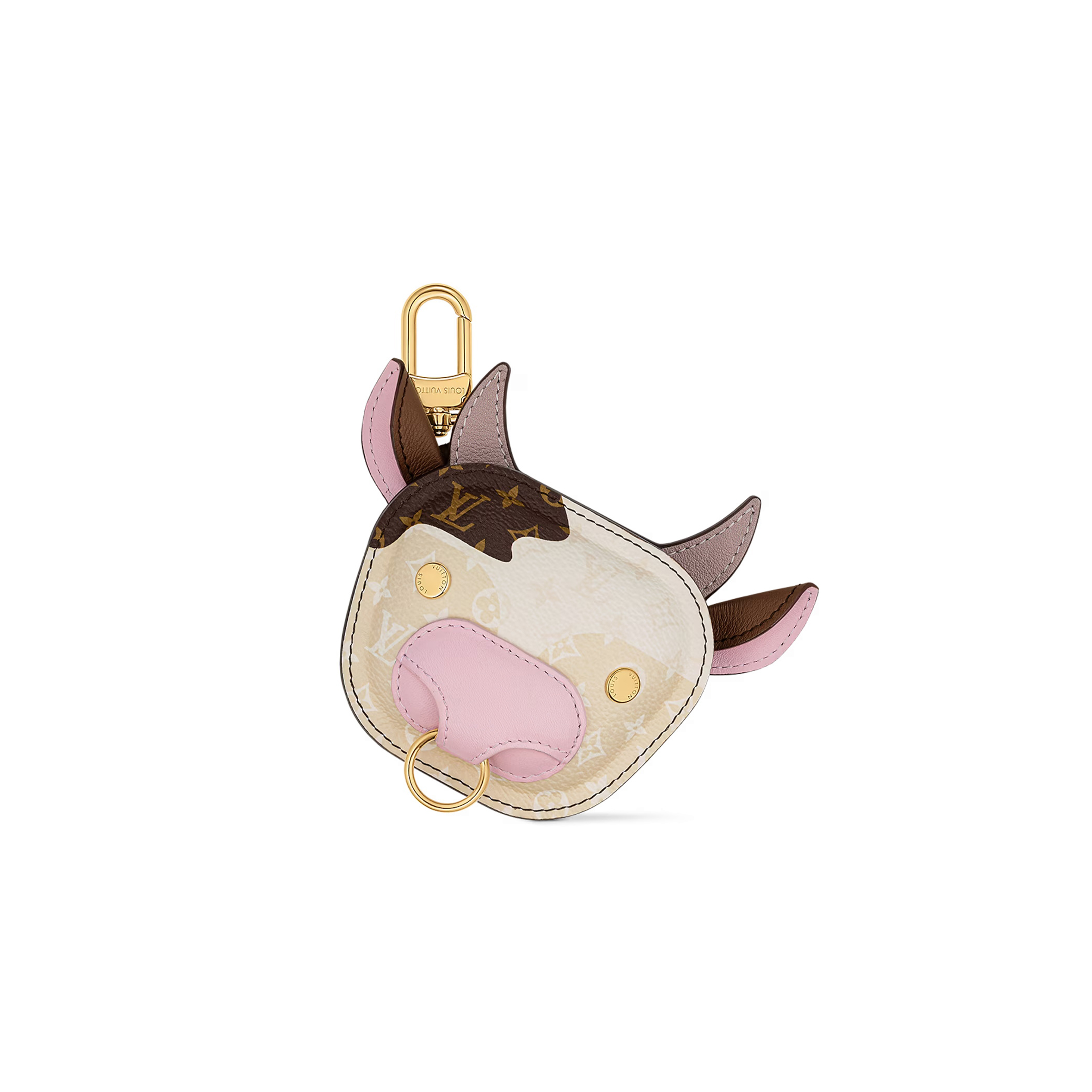 l**is V*t*n cow pouch bag charm m02051