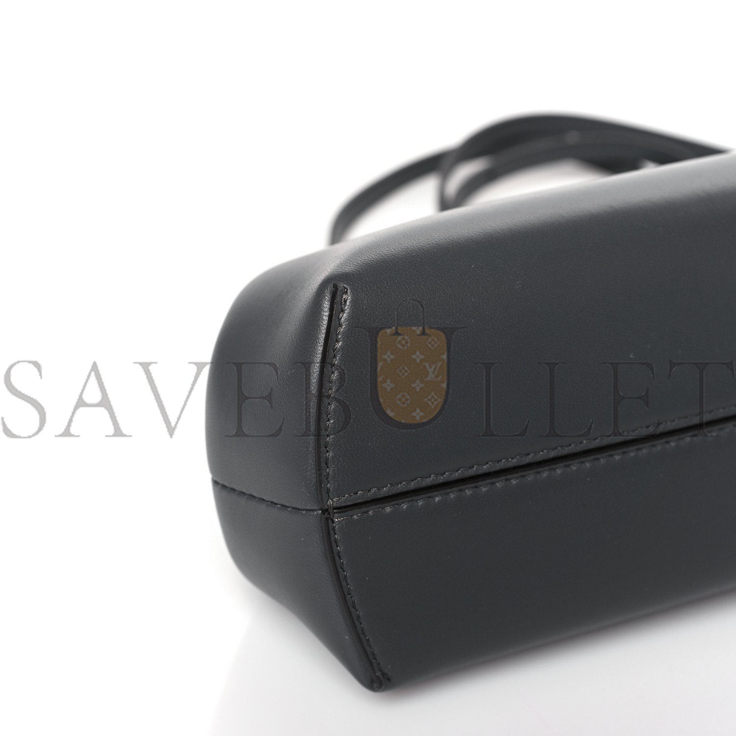 F**di shiny nappa snakeskin small F**di first anthracite asfalto (26*18*9.5cm)