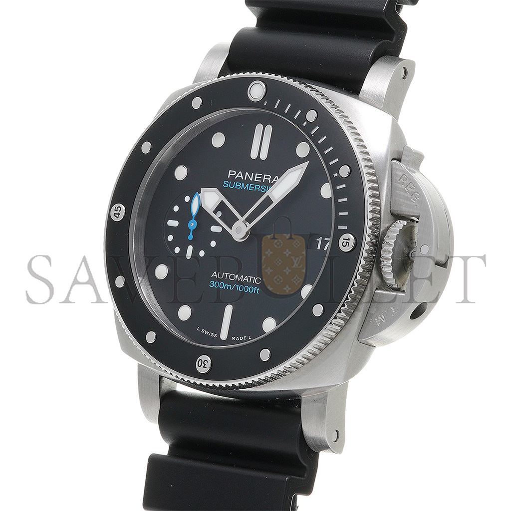 PANERAI SUBMERSIBLE AUTOMATIC BLACK DIAL 42 MM MEN