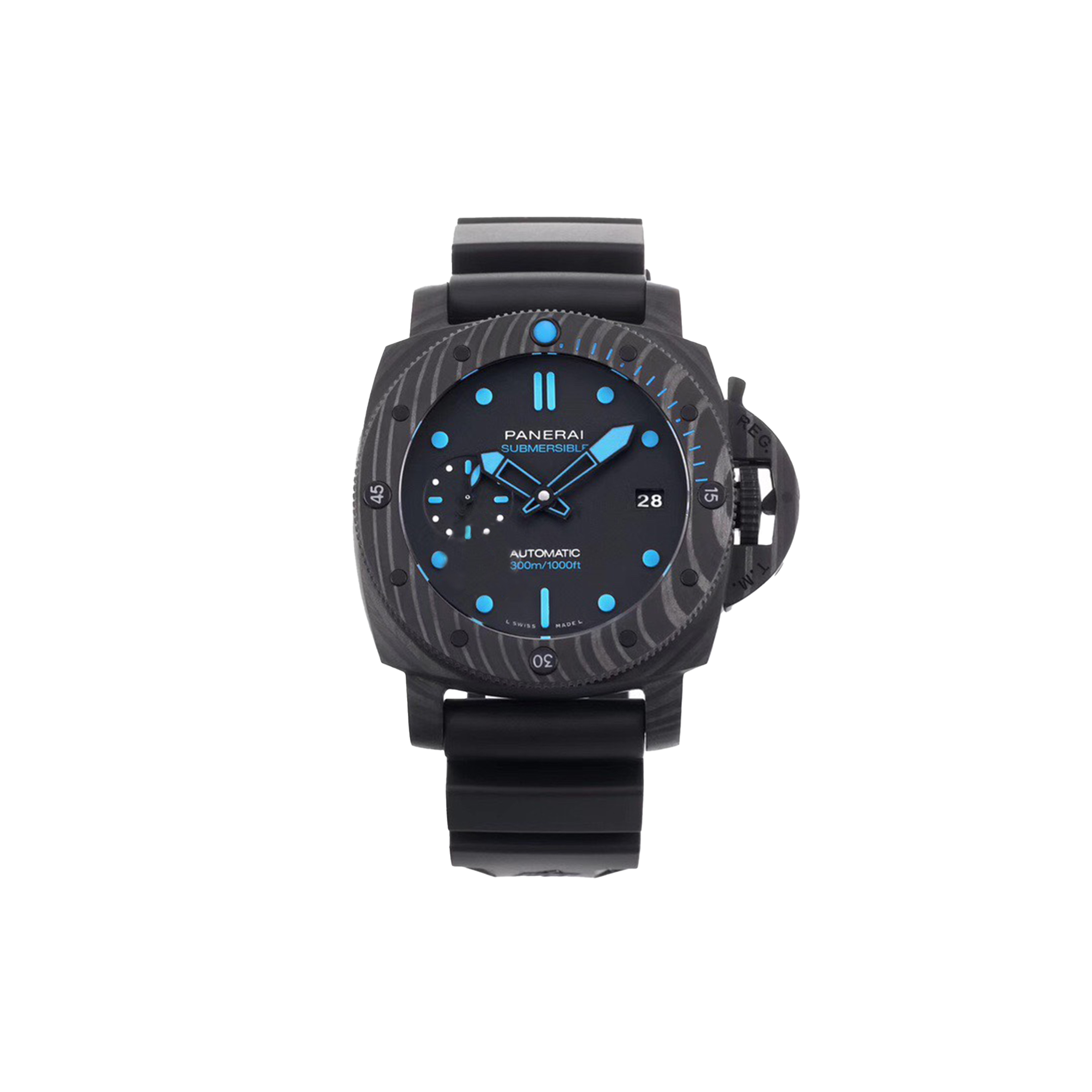 PANERAI LUMINOR SUBMERSIBLE CARBONTECH CARBON FIBER MEN''S WATCH PAM00960