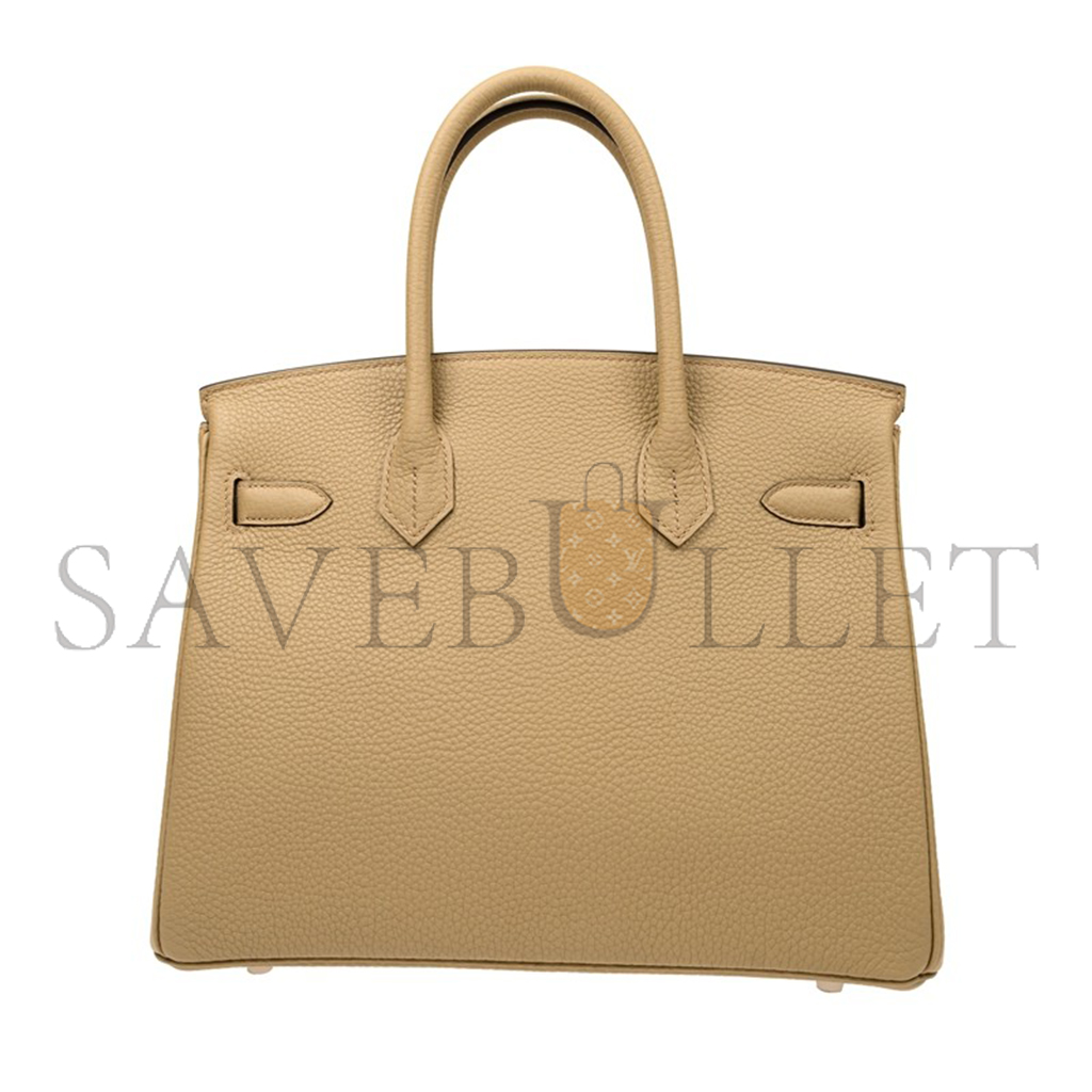 H**mes master birkin 25 trench coat grey tote bk308qtgss (25*20*13cm)