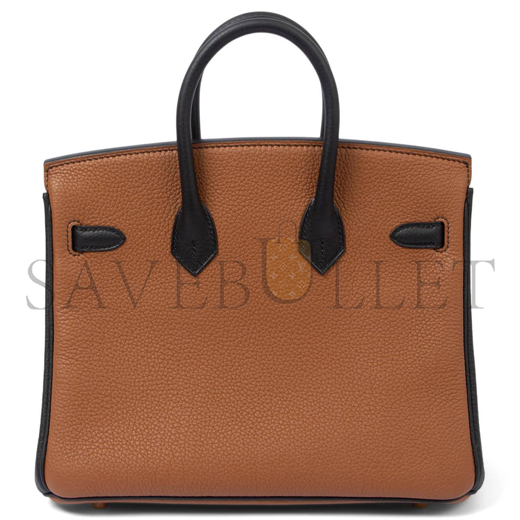 H**mes master birkin 25 camel gold gold buckle bag 3649 (25*20*13cm)