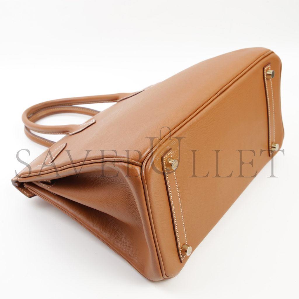 H**mes master birkin 35 box brown bag 1963189330 (35*25*18cm)