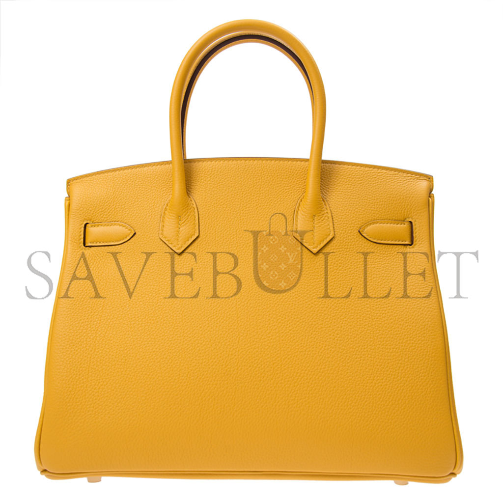 H**mes birkin 35 togo leather calfskin amber gold buckle bag bk309dtggp (35*28*18cm)