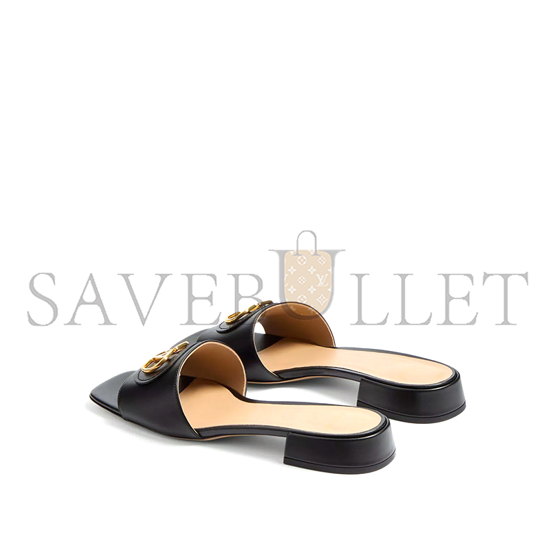 V*A(LENTINO VLOGO SIGNATURE SLIDE SANDAL IN CALFSKIN 20MM 6W0S0LT0DSH_0NO