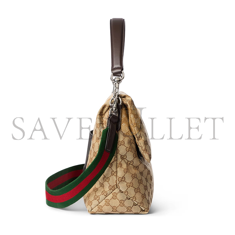 G*u*i medium gg crossbody bag with web 821616 (36*25*12cm)