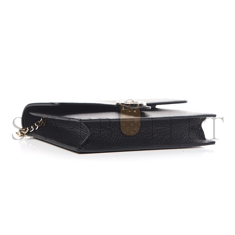 G*u*i dollar calfskin interlocking g chain wallet 510314 (20*13*6cm)