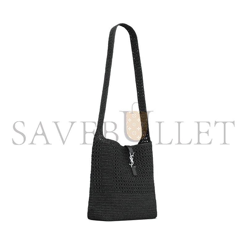 YSL LE 5 À 7 MEDIUM CROCHETED RAFFIA TOTE 778827GAAEN1000 (39*32*15cm)