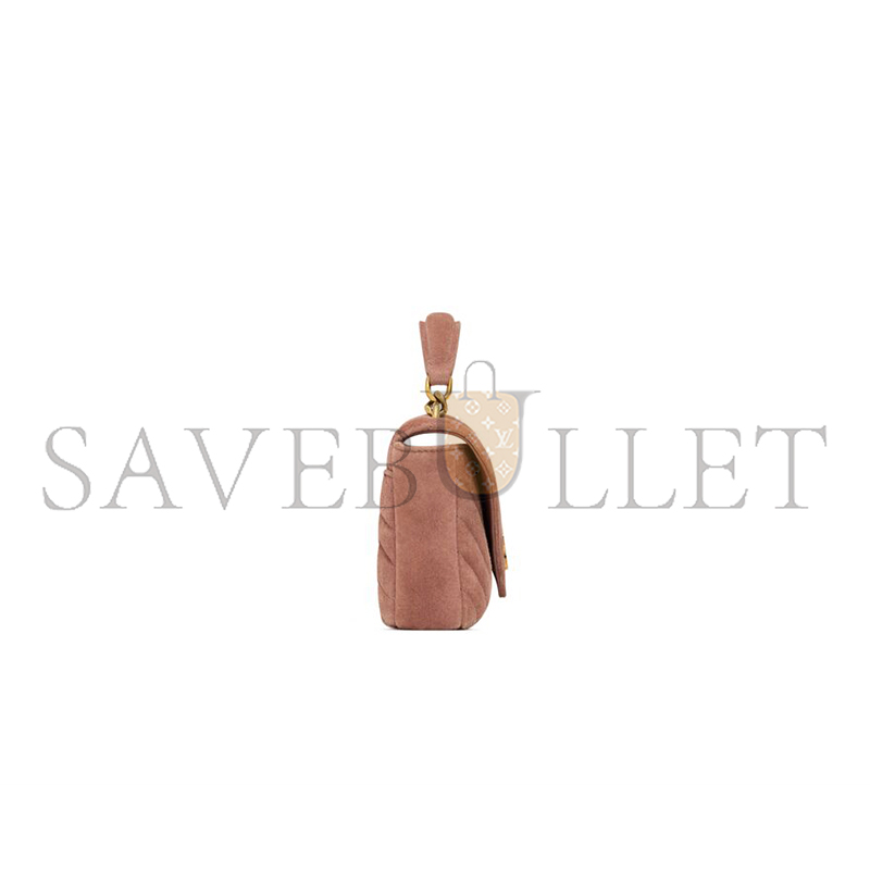 YSL COLLEGE MINI IN SUEDE 7794301U8275922 (20*13*3cm)