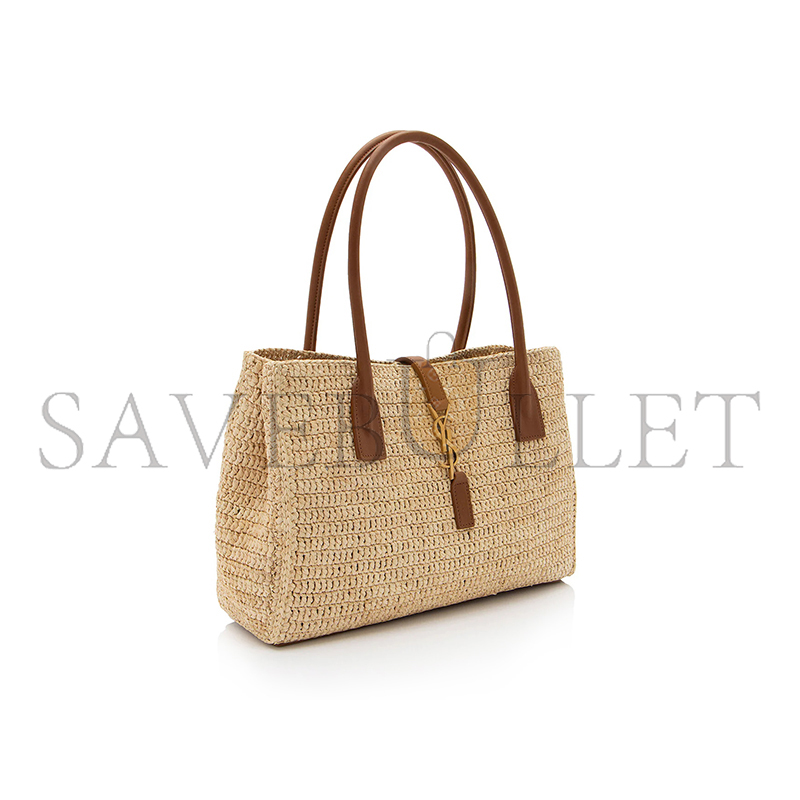 YSL RAFFIA PANIER RECTANGLE TOTE 92886994 (29*21*9cm)